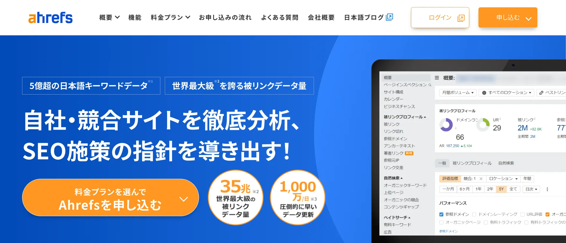 7.Ahrefs（有料）